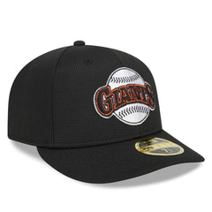 San Francisco Giants 2025 Batting Practice Low Profile 59FIFTY Fitted Hat Black | New Era