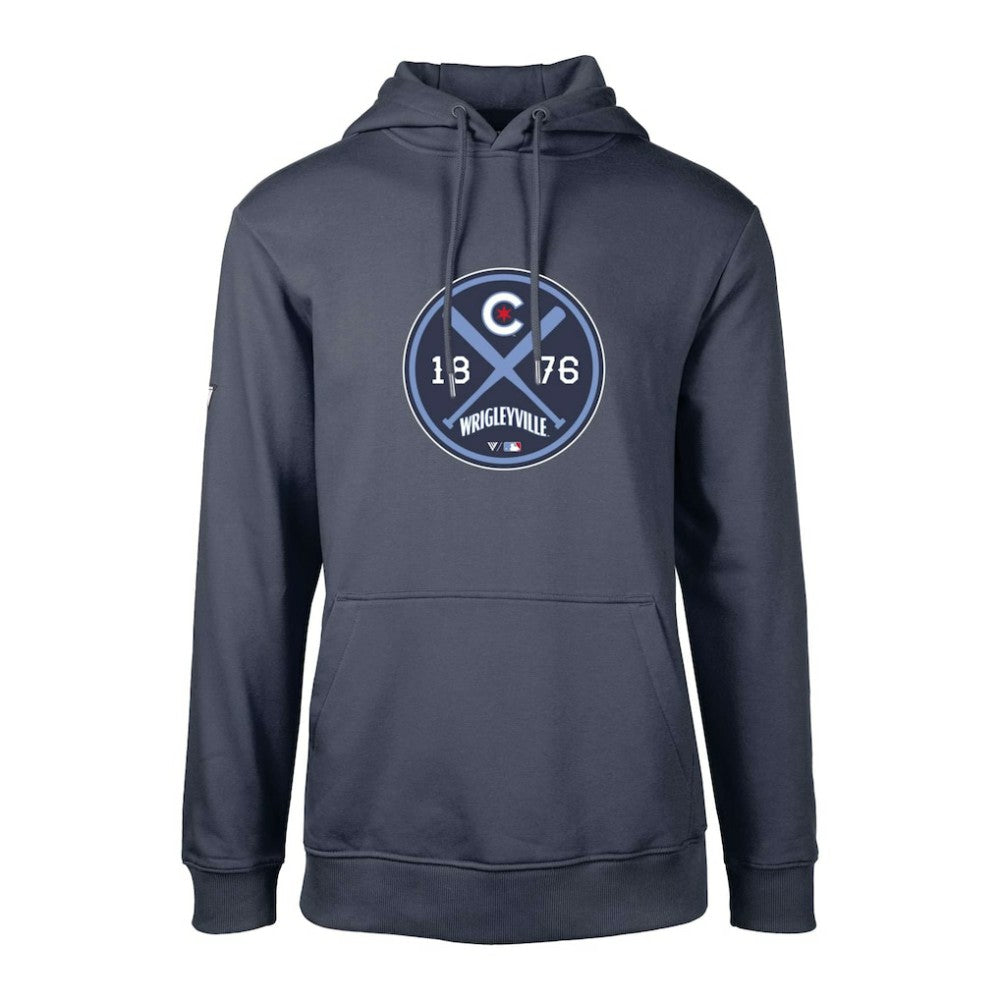 Chicago Cubs Levelwear City Connect Podium Strike Pullover Hoodie Navy
