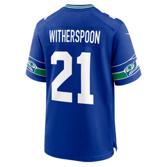 Devon Witherspoon Seattle Seahawks Throwback Player Game Jersey - Royal