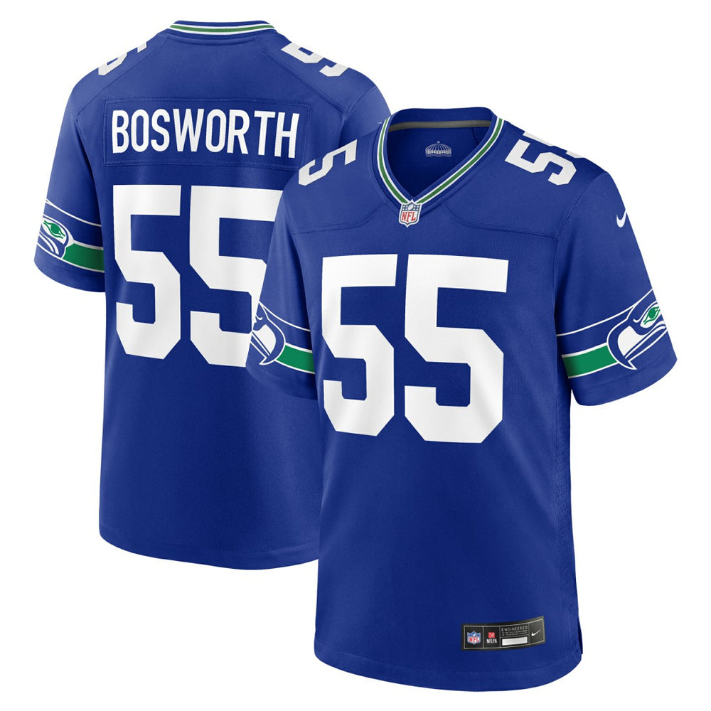 Brian Bosworth Seattle Seahawks Retired Player Alternate Game Jersey - Royal