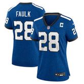 Marshall Faulk Indianapolis Colts Women's Indiana Nights Alternate Game Jersey - Royal
