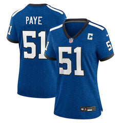 Kwity Paye Indianapolis Colts Women's Indiana Nights Alternate Game Jersey - Royal