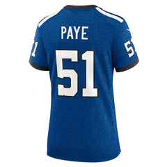 Kwity Paye Indianapolis Colts Women's Indiana Nights Alternate Game Jersey - Royal