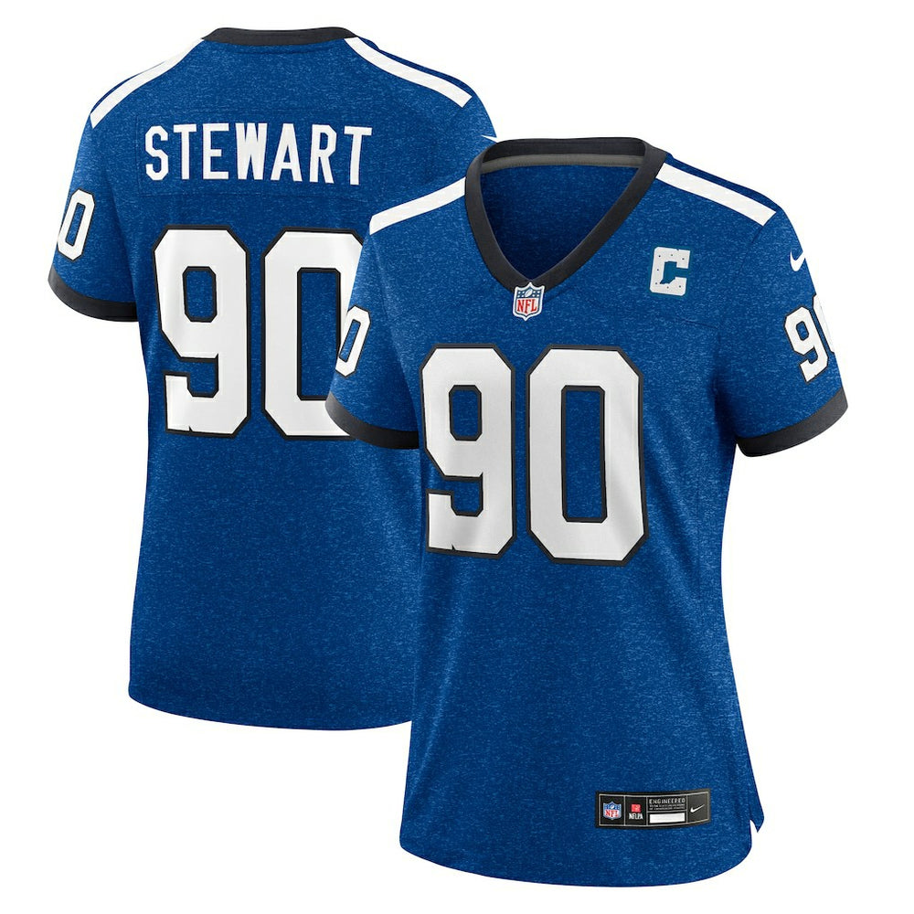 Grover Stewart Indianapolis Colts Women's Indiana Nights Alternate Game Jersey - Royal