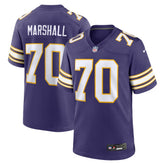 Jim Marshall Minnesota Vikings Retired Player Alternate Game Jersey - Purple
