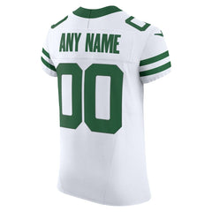 New York Jets Vapor F.U.S.E. Elite Custom Jersey - White