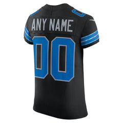 Detroit Lions Alternate Vapor F.U.S.E. Elite Custom Jersey - Black