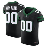 New York Jets Alternate Vapor F.U.S.E. Elite Custom Jersey - Legacy Black