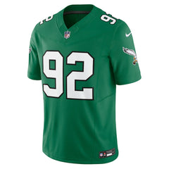 Reggie White Philadelphia Eagles Alternate Vapor F.U.S.E. Limited Jersey - Kelly Green