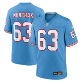Mike Munchak Tennessee Titans Retired Player Alternate Game Jersey - Light Blue