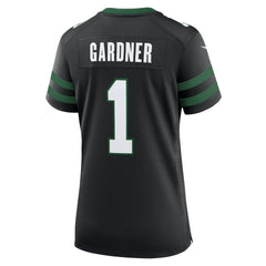 Ahmad Sauce Gardner New York Jets Women's Alternate Game Jersey - Legacy Black