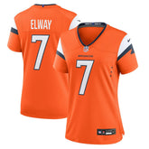 John Elway Denver Broncos Women's Mile High Collection Retired Player Game Jersey - Orange