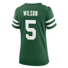 Garrett Wilson New York Jets Women's Game Jersey - Legacy Green