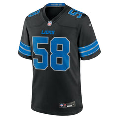 Penei Sewell Detroit Lions 2nd Alternate Game Jersey - Black