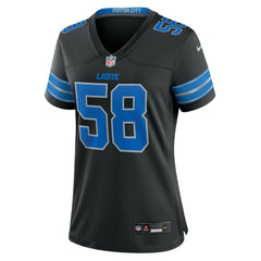 Penei Sewell Detroit Lions Women's 2nd Alternate Game Jersey - Black