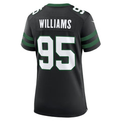 Quinnen Williams New York Jets Women's Alternate Game Jersey - Legacy Black