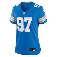 Aidan Hutchinson Detroit Lions Women's Game Jersey - Blue