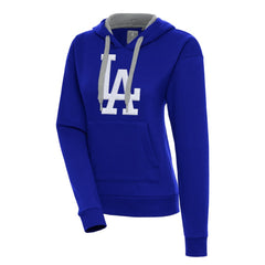Los Angeles Dodgers Antigua Women's Victory Pullover Hoodie Royal