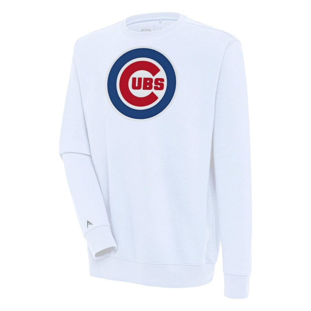 Chicago Cubs Antigua Victory Pullover Sweatshirt White