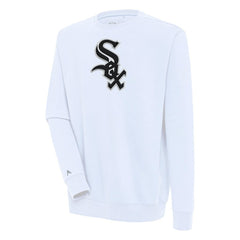 Chicago White Sox Antigua Victory Pullover Sweatshirt White