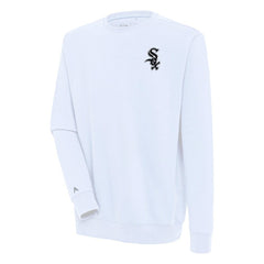 Chicago White Sox Antigua Victory Pullover Sweatshirt White