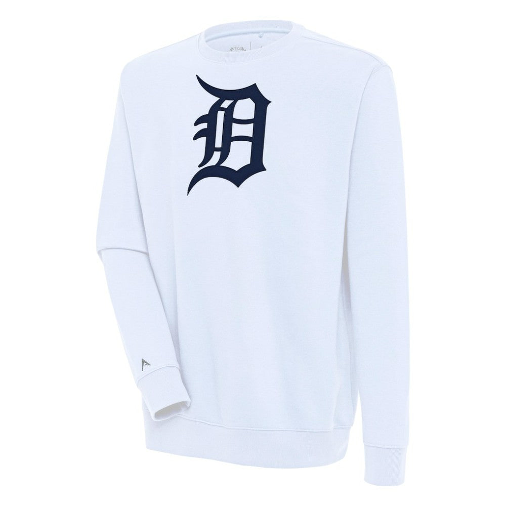 Detroit Tigers Antigua Victory Pullover Sweatshirt White