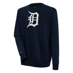 Detroit Tigers Antigua Victory Pullover Sweatshirt Navy