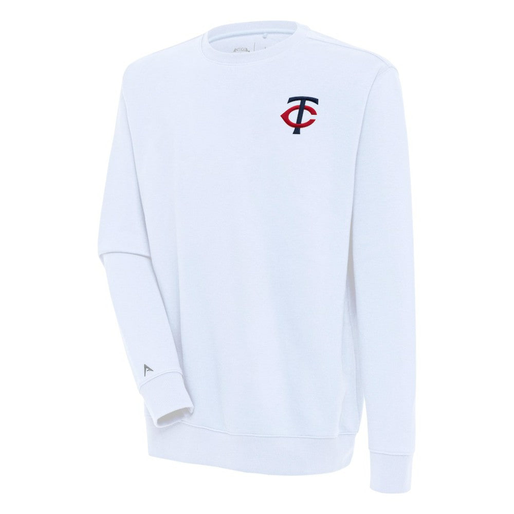 Minnesota Twins Antigua Victory Pullover Sweatshirt White