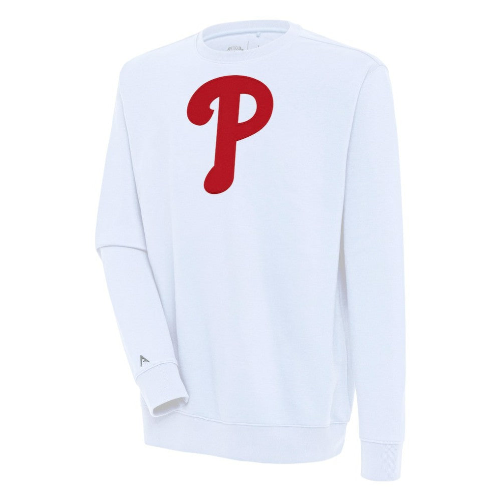 Philadelphia Phillies Antigua Victory Pullover Sweatshirt White