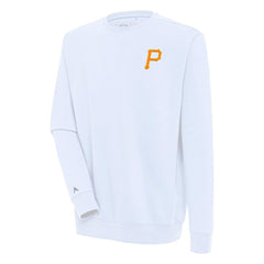 Pittsburgh Pirates Antigua Victory Pullover Sweatshirt White