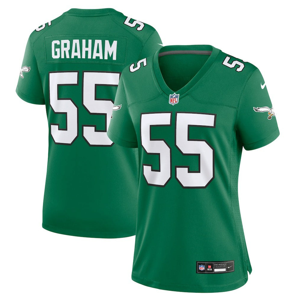Brandon Graham Philadelphia Eagles Women's Alternate Game Jersey - Kelly Green