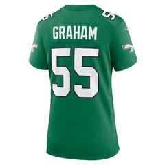 Brandon Graham Philadelphia Eagles Women's Alternate Game Jersey - Kelly Green