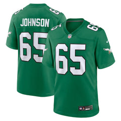 Lane Johnson Philadelphia Eagles Alternate Game Jersey - Kelly Green