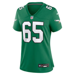 Lane Johnson Philadelphia Eagles Women's Alternate Game Jersey - Kelly Green