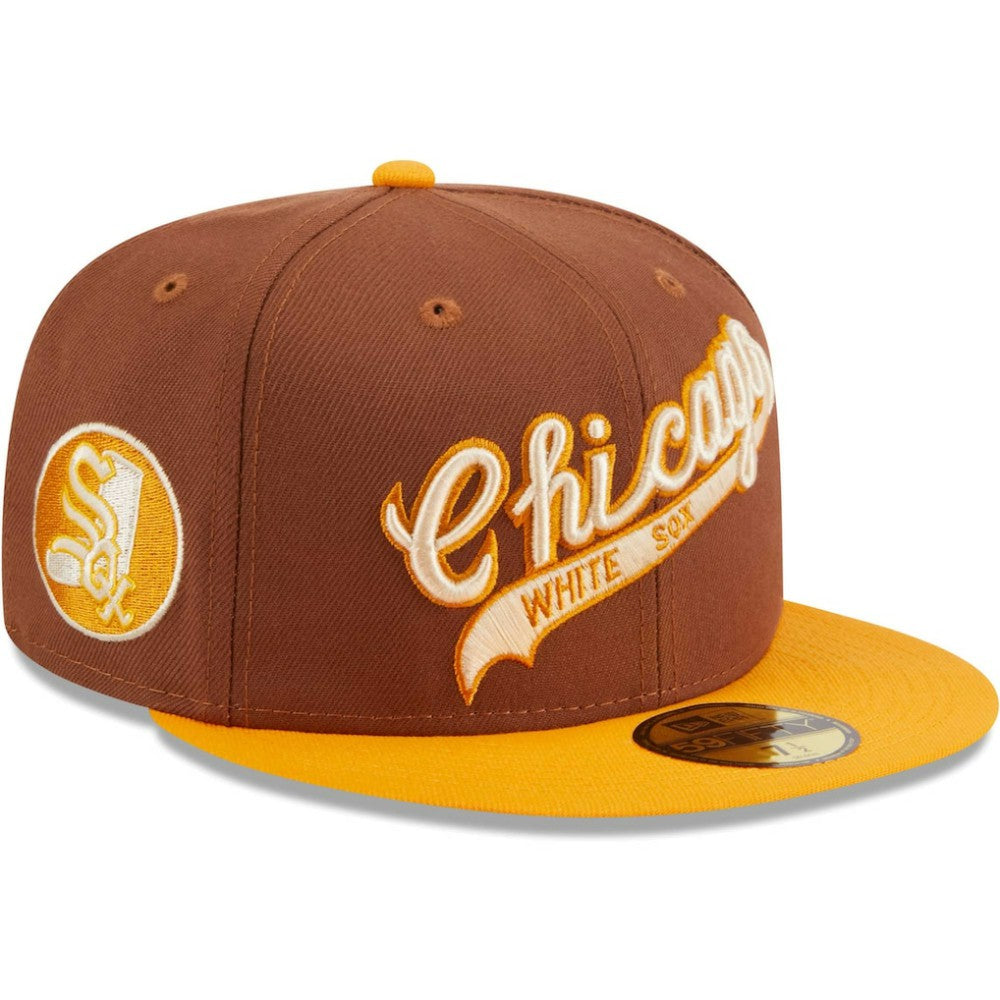 Chicago White Sox Tiramisu 59FIFTY Fitted Hat Brown | New Era