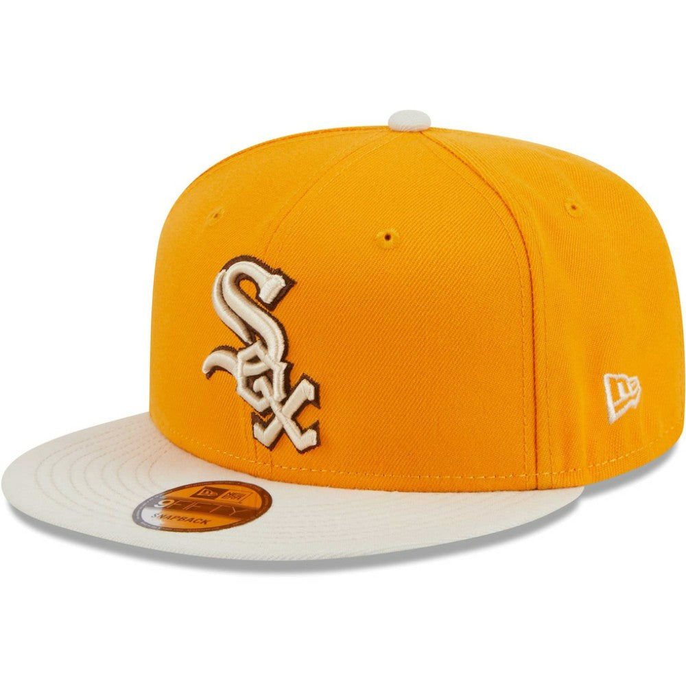 Chicago White Sox Tiramisu 9FIFTY Snapback Hat Gold | New Era