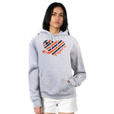 Philadelphia Flyers G-III 4Her by Carl Banks Women's Heart Pullover Hoodie Heather Gray