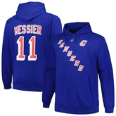 Mark Messier New York Rangers Mitchell & Ness Name & Number Pullover Hoodie Blue