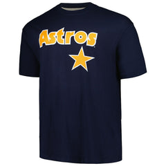 Jeff Bagwell Houston Astros Profile Big & Tall Cooperstown Collection Player Name & Number T-Shirt Navy