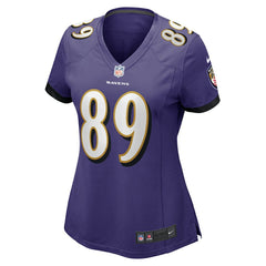 Steve Smith Sr. Baltimore Ravens Women's Retired Player Game Jersey - Purple