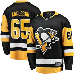 Erik Karlsson Pittsburgh Penguins Fanatics Home Breakaway Jersey Black