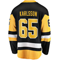 Erik Karlsson Pittsburgh Penguins Fanatics Home Breakaway Jersey Black