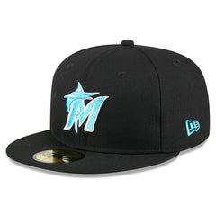 Miami Marlins 2024 Father's Day 59FIFTY Fitted Hat Black | New Era