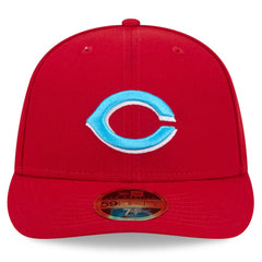 Cincinnati Reds 2024 Father's Day Low Profile 59FIFTY Fitted Hat Red | New Era
