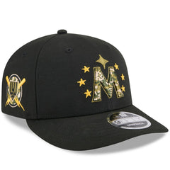Minnesota Twins 2024 Armed Forces Day Low Profile 9FIFTY Snapback Hat Black | New Era