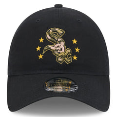 Chicago White Sox 2024 Armed Forces Day 9TWENTY Adjustable Hat Black | New Era