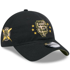 San Francisco Giants 2024 Armed Forces Day 9TWENTY Adjustable Hat Black | New Era