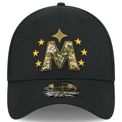 Minnesota Twins 2024 Armed Forces Day 39THIRTY Flex Hat Black | New Era