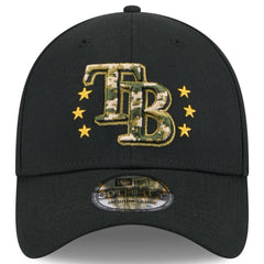Tampa Bay Rays 2024 Armed Forces Day 39THIRTY Flex Hat Black | New Era