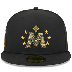 Minnesota Twins 2024 Armed Forces Day On-Field 59FIFTY Fitted Hat Black | New Era